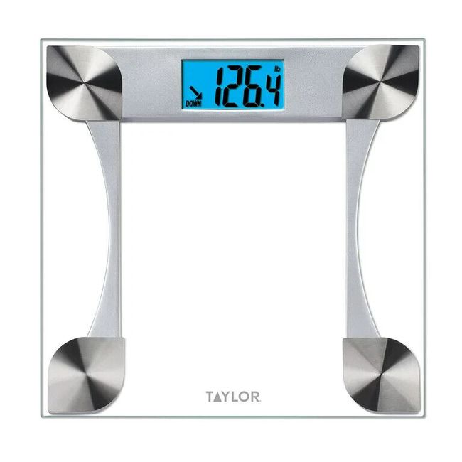 Taylor Body Digital Composition Scale BF, BW, MM, Silver Platform