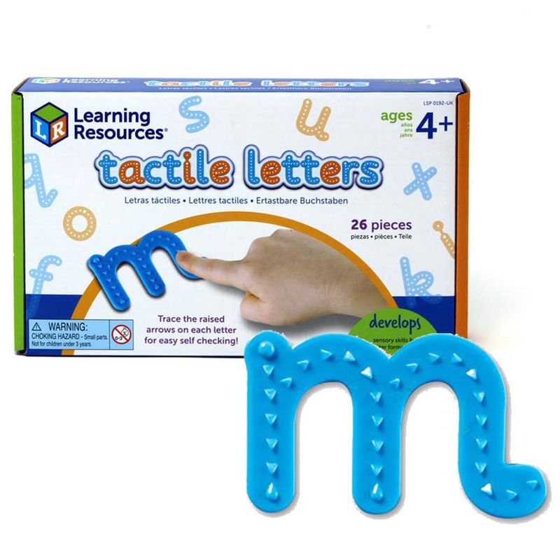 Learning Resources Tactile Letters - Set of 26, Speech Therapy Toy ...