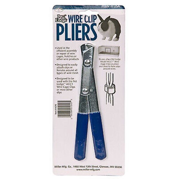 12 PAK Pet Lodge Wire Clip Pliers with Comfort-Grip Handles. Use with cage cl...