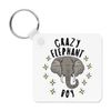 Crazy Elephant Boy Stars Keyring Key Chain