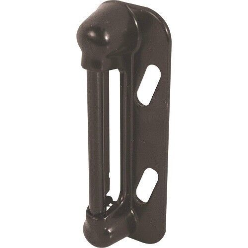 Screen & Storm Door Strike Plate HH 44-2988 Wood Or Metal Doors Black 2 Pack
