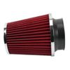 3" 76mm Air Filter Clean Intake for Car High Flow Short Ram/cold Round Cone Red