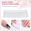 French Nail Dip Tray Dipping Powder Container Durable Extended Nail Molding Tool