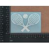 Sports Decal 4 Pack: Tennis - Assorted Decals (White)