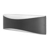 Wave Wall Light IP65 7w 310lm 3000K Dark Grey