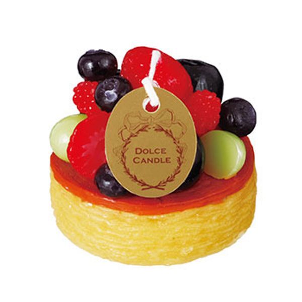 Candles [2-piece set] Dolce candles, fruit tarts, wedding parties, birthday candles, stylish party supplies, sweets, Christmas parties, Christmas decorations, event supplies, sweets, decorations, miscellaneous goods, candles, gifts 