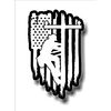 Lineman Linesman Electrical Power Line Pole American Flag Tech Sticker Decal (10")