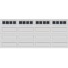 IDEAL Garage Doors MADISON 611 WHITE Replacement Window Inserts/LONG Panel