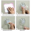 8pcs Heavy Duty Suction Cup Hook Transparent Suction Cup Wall Hanger Kitchen
