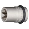 TONE Impact Torx Socket 4ATX-E20 E20 1/2 inch Drive Angle 0.5 inch (12.7 mm), Silver