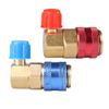 2 Car Air Conditioner Quick Connector AC Manifold Gauge High/Low Coupler Adapter