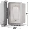 Infratech Single On/Off Switch, Surface Mount W/Weatherproof Cover 14-4420
