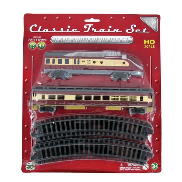 WowToyz Classic Train Set - Diesel Engine with Passenger Car