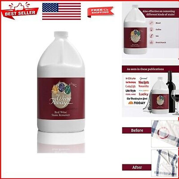 Trusted 1 Gallon Red Wine Stain Remover - Citrus-Scented, Pet Safe & Effective