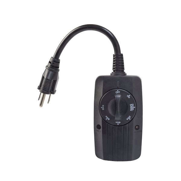 Woods Cable 2001 Outdoor 24-Hour Mechanical Light Sensor Timer, Black