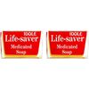 IDOLE Life-Saver Exfoliating Medicated Soap, 4.4oz - (2 PACK)