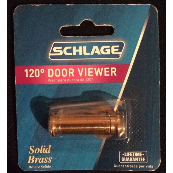 SCHLAGE Solid Brass Door Viewer Lifetime guarantee