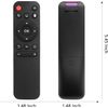 HOSECES Black Replacement Projector Remote compatible with XUANPAD X3, HY300, HY300 PRO MINI Projector Remote Control