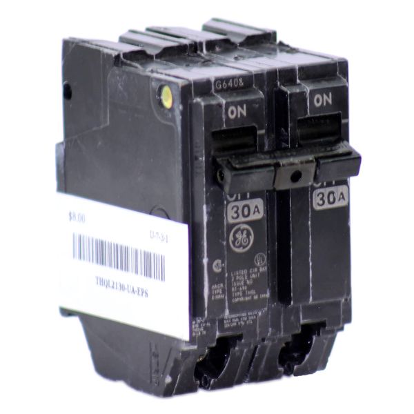 General Electric THQL2130 Breaker 1/pkg 30A 240V 2P 10kA