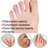 Mcvcoyh 10 Pack Small Toe Spacers and Separators, Gel Overlapping Toe Hammer Spacers