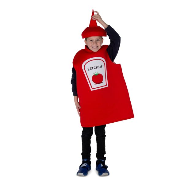 Ketchup Bottle Costume - Kids - Medium (8-10)