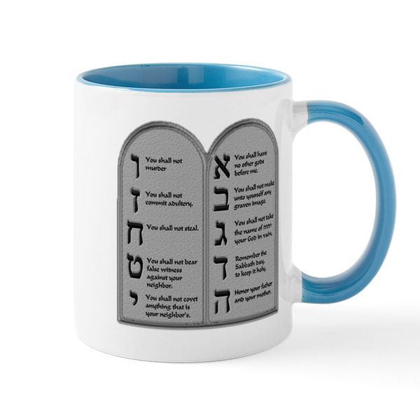CafePress Ten Commandment Mug 11 oz (325 ml) Ceramic Coffee Mug