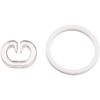 Fan Room silicon band solid white