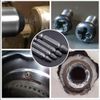 Damaged Screw Extractor, Screw Extractors Drill Bits Tool Set (H.S.S. 4341+#0)-(5Pcs)