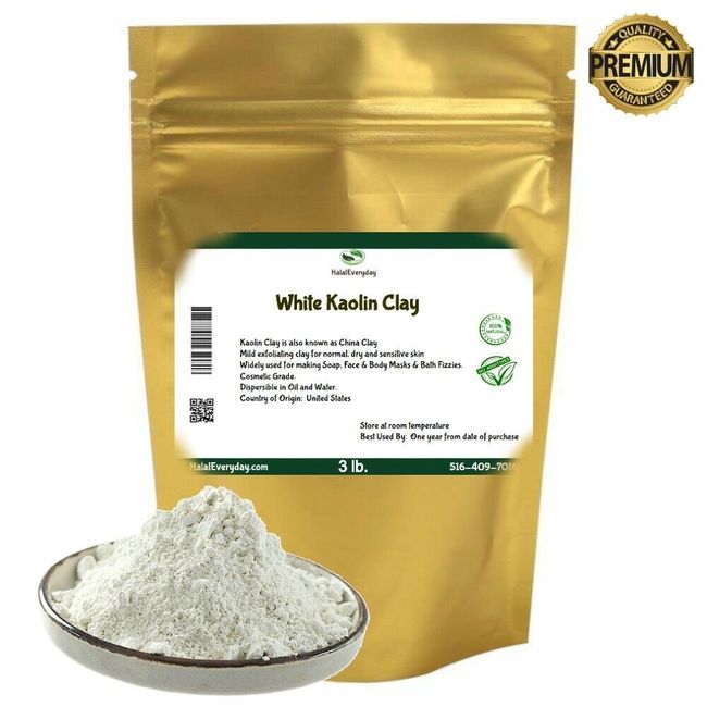 White Kaolin Clay - 2 lb 