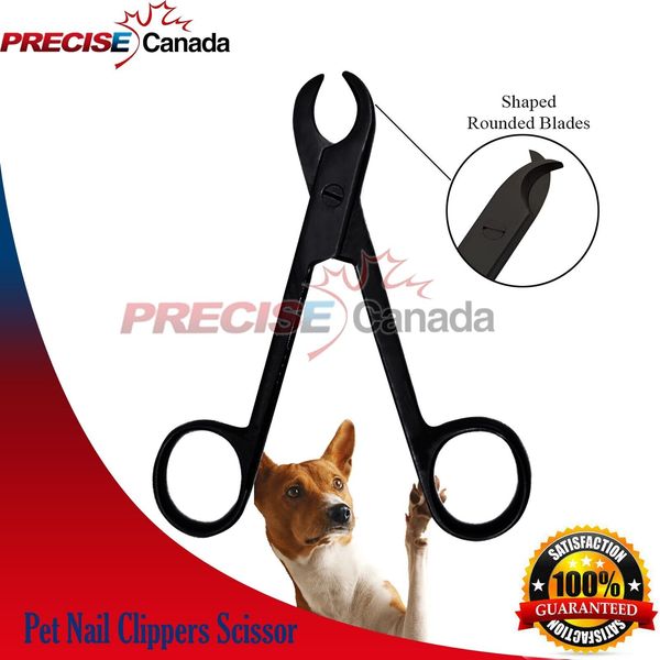 Pro Pet Nail Clippers Pet Nail Trimmer For Cats Dogs Claw Trimmer Scissor Black