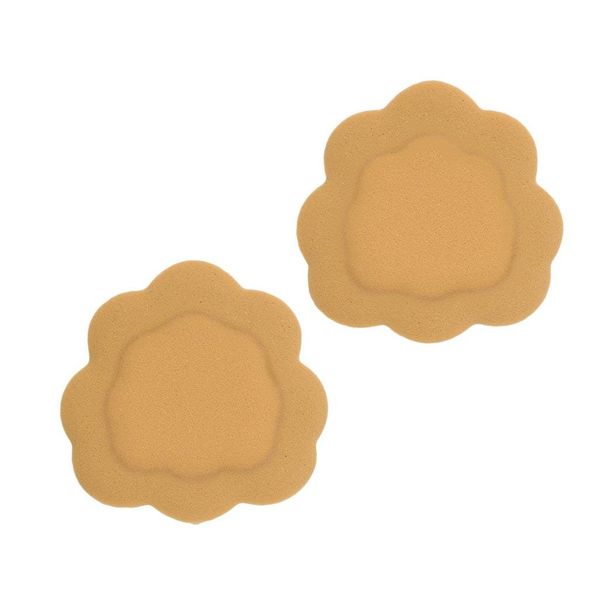 FOOT PETALS Tip Toes Poron with Soft Spots - Dual Density Ball of Foot Cushion Pads for Shoes - 1 Pair (Buttercup)