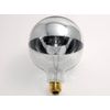 Bulbrite 100G40HM Half Chrome 100W Globe Shape Bulb