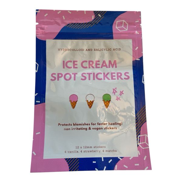 Ice Cream Spot Pimple Stickers