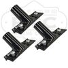 Bon Tool Co. Black Cast Aluminum Handle Bracket Replacement 3 pack
