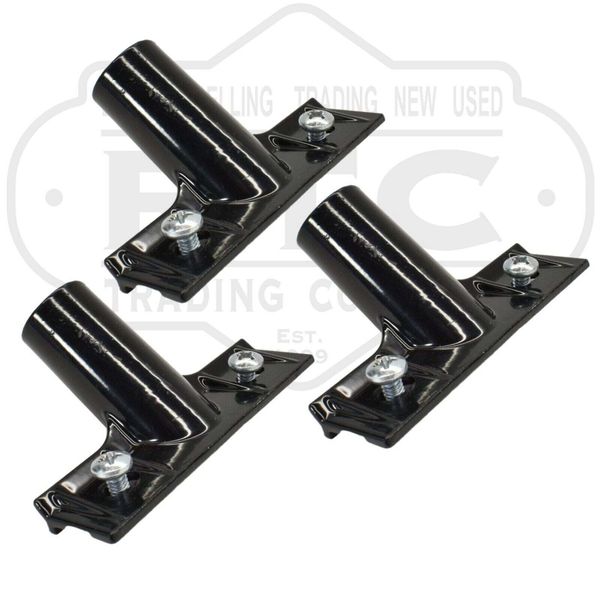 Bon Tool Co. Black Cast Aluminum Handle Bracket Replacement 3 pack