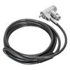Targus Laptop Lock DEFCON Ultimate Universal Keyed Cable Lock with Adaptable Lock Head