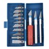 17PCS Hobby Knife Set Craft Razor Exacto Blade Cutter Tool Precision Cutting