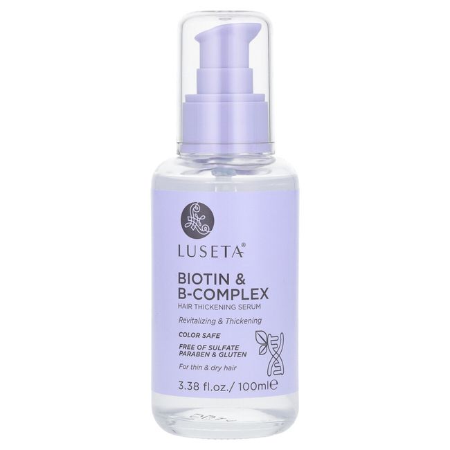 Biotin & B-Complex, Hair Thickening Serum, For Thin & Dry Hair, 3.38 fl oz (100