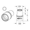 KS Tools 911.3998 3/8" 12 Point socket, 24mm