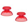 eXtremeRate Full Set Shell with Buttons Touchpad Cover, Clear Red Custom Replacement Decorative Trim Shell Front Back Plates Compatible with p s 5 Controller BDM-010 020 - Without Controller