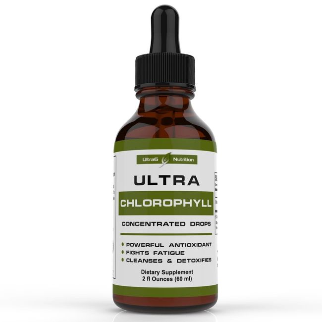 Chlorophyll Drops. A Powerful Antioxidant. Fights Fatigue, Cleanses & Detoxifies