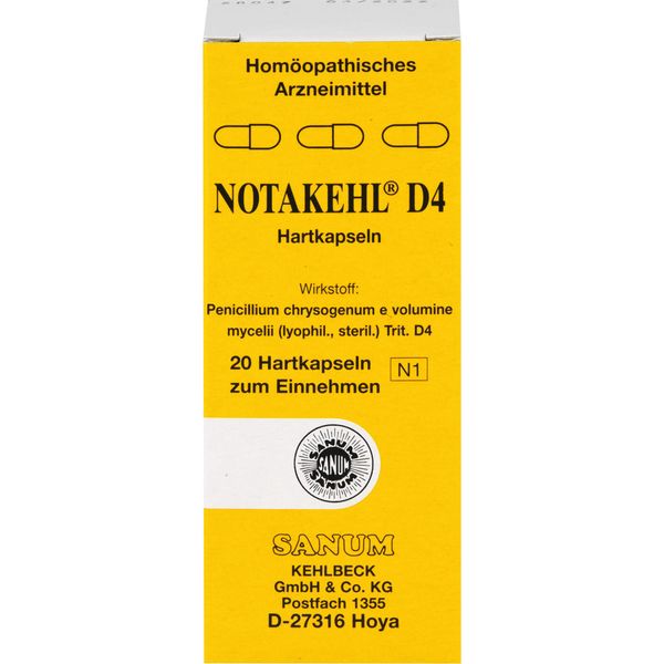 Notakehl d 4 capsules