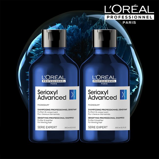 [For fine hair] L’Oréal Professional Serioxyl Densifying Shampoo 300ML+Shampoo 300ML Duo Set