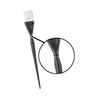 Dyeing brush flat brush "S" with ultra-soft nylon bristles with high density