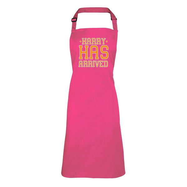 Shopagift Personalised Has Arrived Apron Gift - Pink