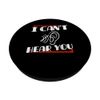 Deaf Awareness Survivor Support Hearing Disability PopSockets Swappable PopGrip