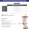 CHAMPION Knee Brace Flexible Stays Knit Elastic, White, Large