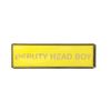 Deputy Head Boy Rectangle Polydome Budget Badge (Gold Finish) (Yellow)
