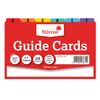 Silvine 8 x 5inch Guide Cards