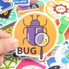 Waterproof Vinyl Stickers for Laptop Scrapbook Software Decals (50 Pcs Program Style)